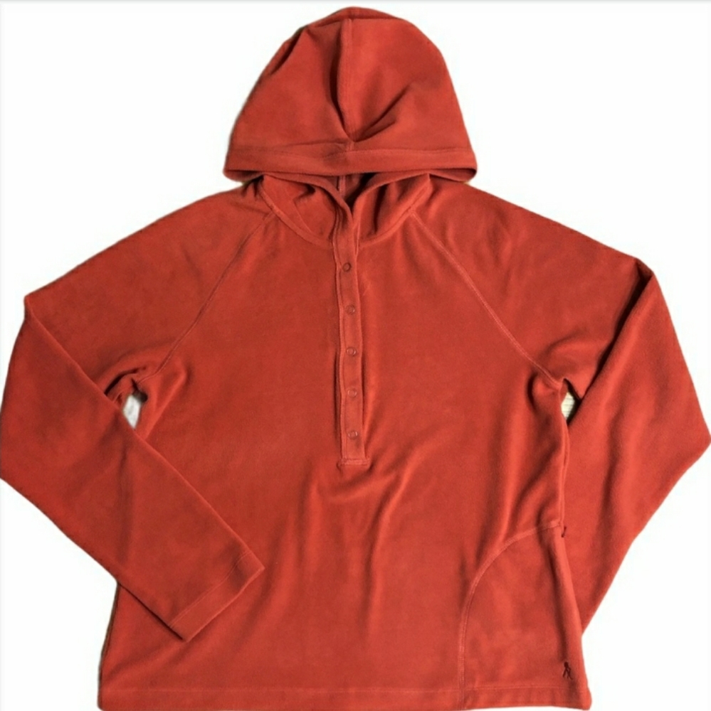 ROYAL ROBBINS Dark Orange Fleece Pullover Sz L